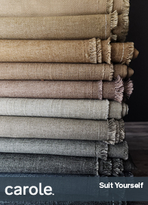 Carole Fabrics 6335 Suit Yourself from the Fall 2025 decorative fabric collection.