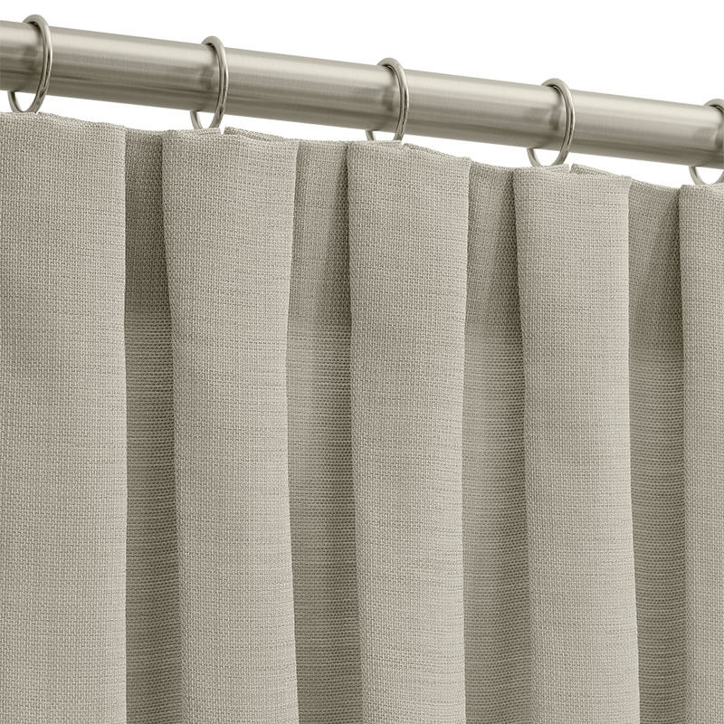 A sample of Relaxed Pleat Drapery from Carole Fabrics